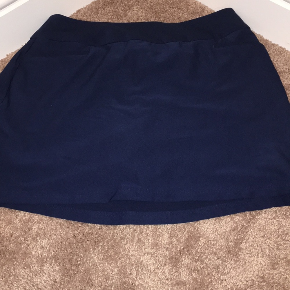 Golfing skort navy blue